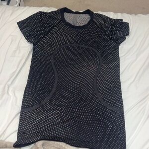 lululemon athletica Black with mix of pink, blue and green (so cute) swiftly